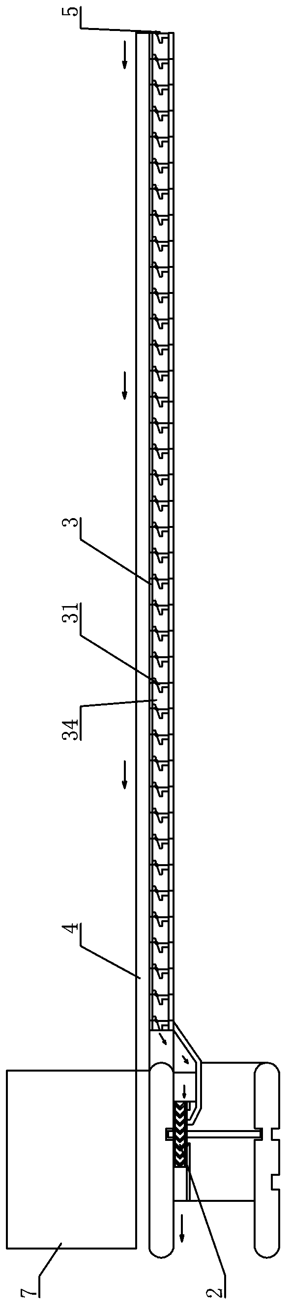 Fish passageway and fish passageway building method for low-waterhead dam