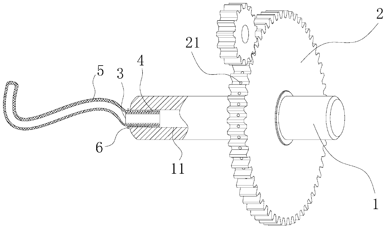 Gear transmission structure