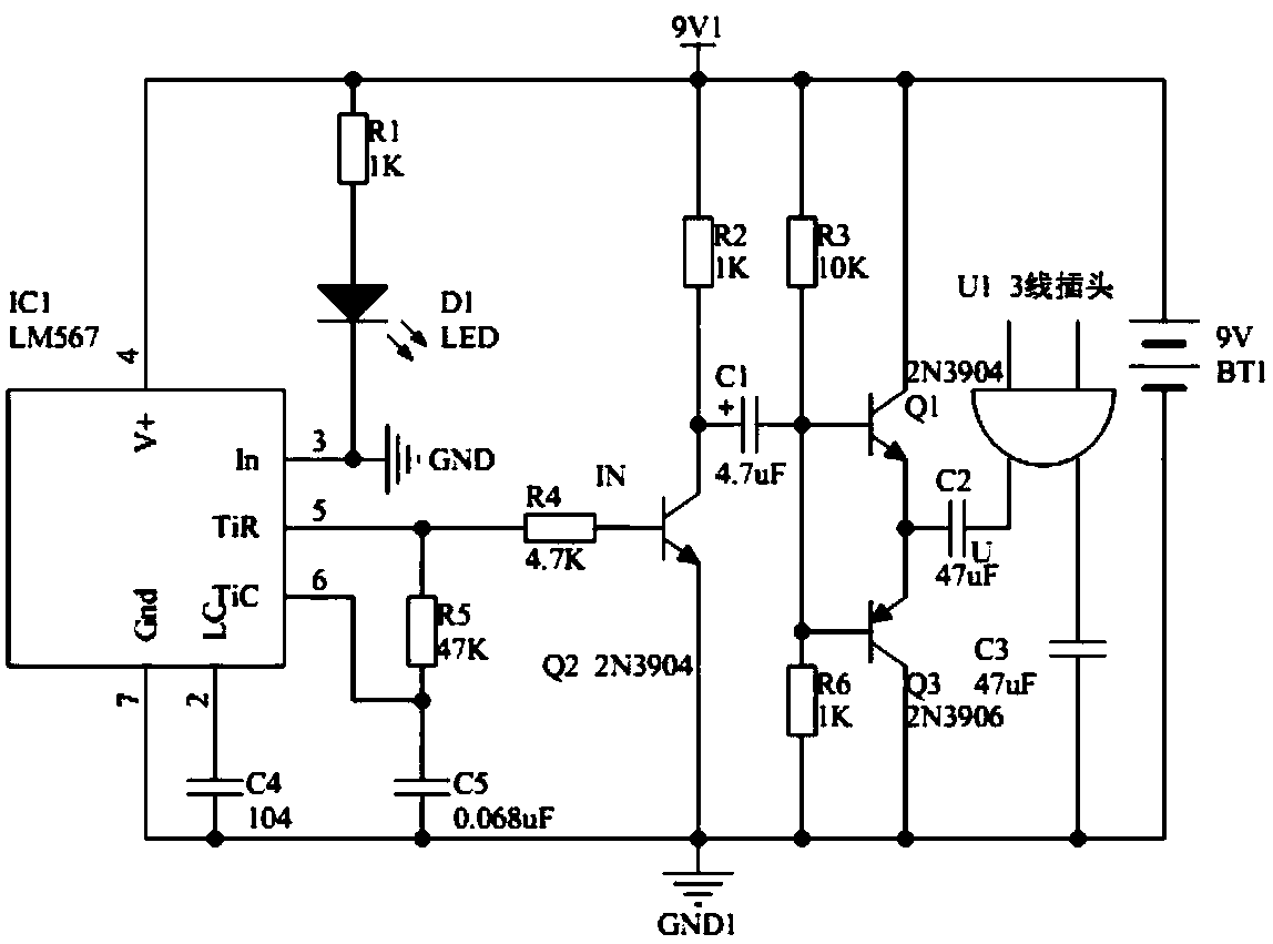 Test method of using special wall line analyzer