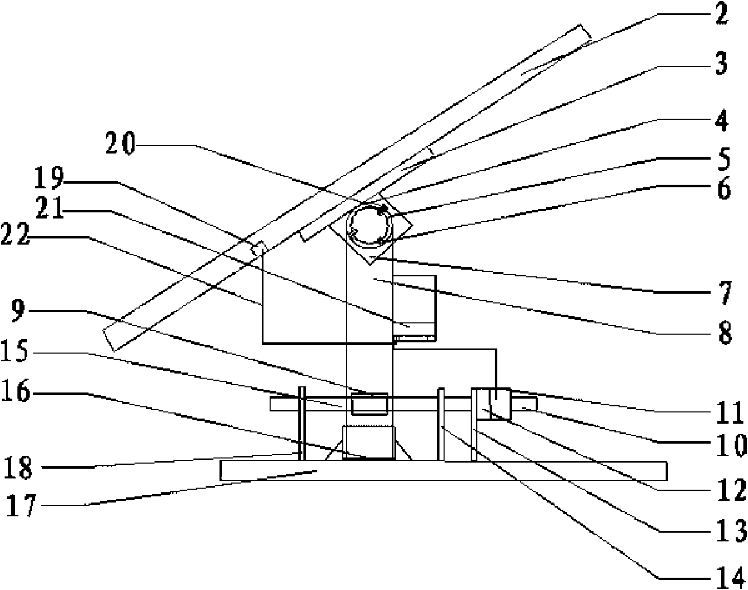 Solar tracking device