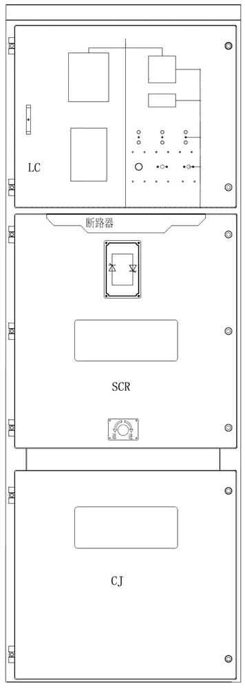 High-voltage solid-state soft start all-in-one machine without power compensation