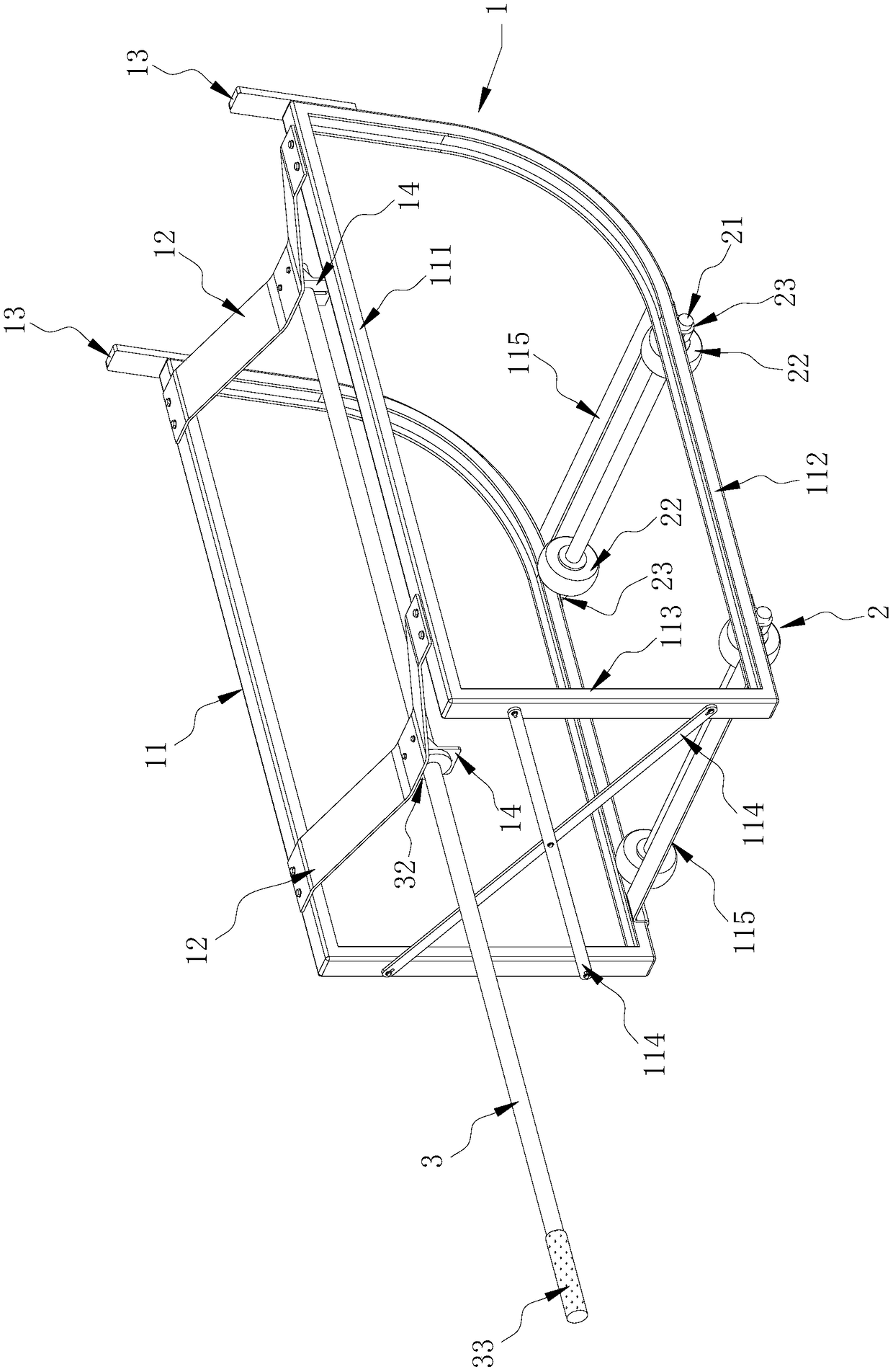 Trolley for oil drum