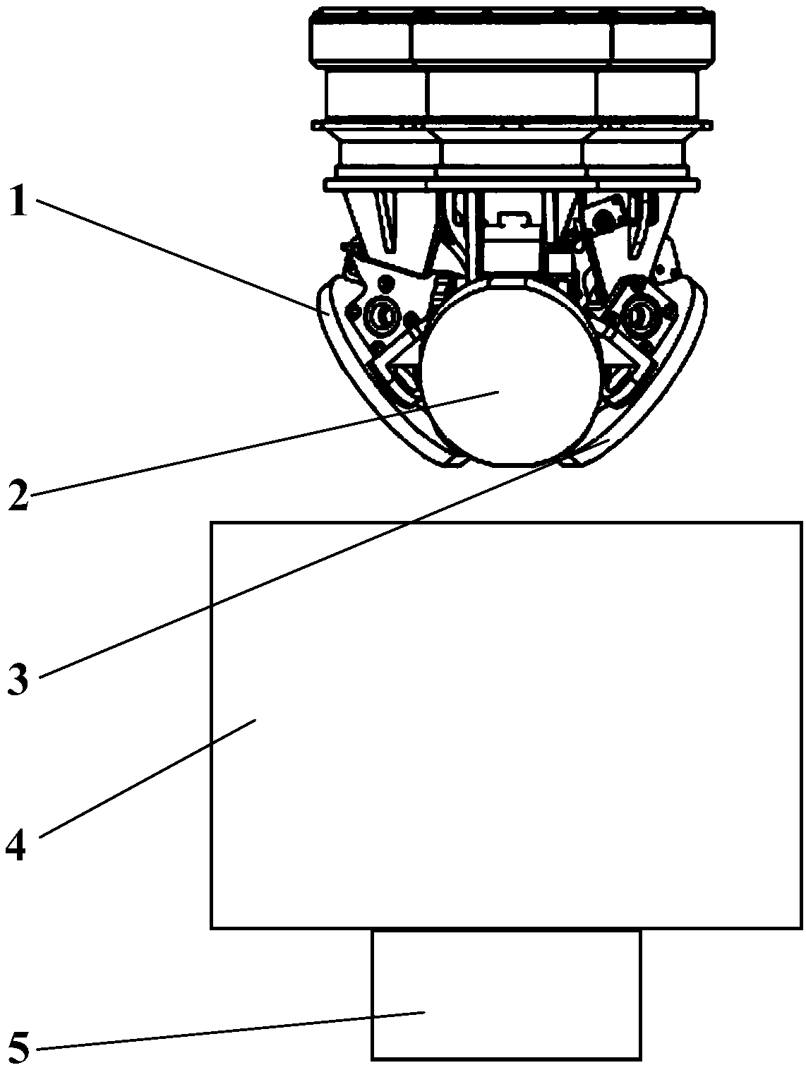 Dual-spot interpretation and tracking method for one-to-many simultaneous laser communication among satellites