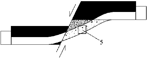 A new method for faulting with excessive drop in fully mechanized mining face