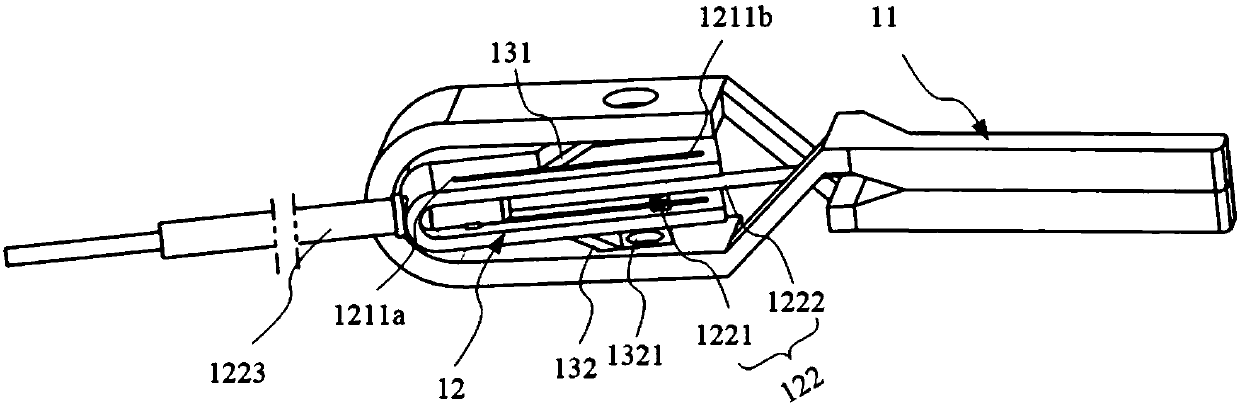 Laparoscopic surgical instrument and laparoscopic surgery device