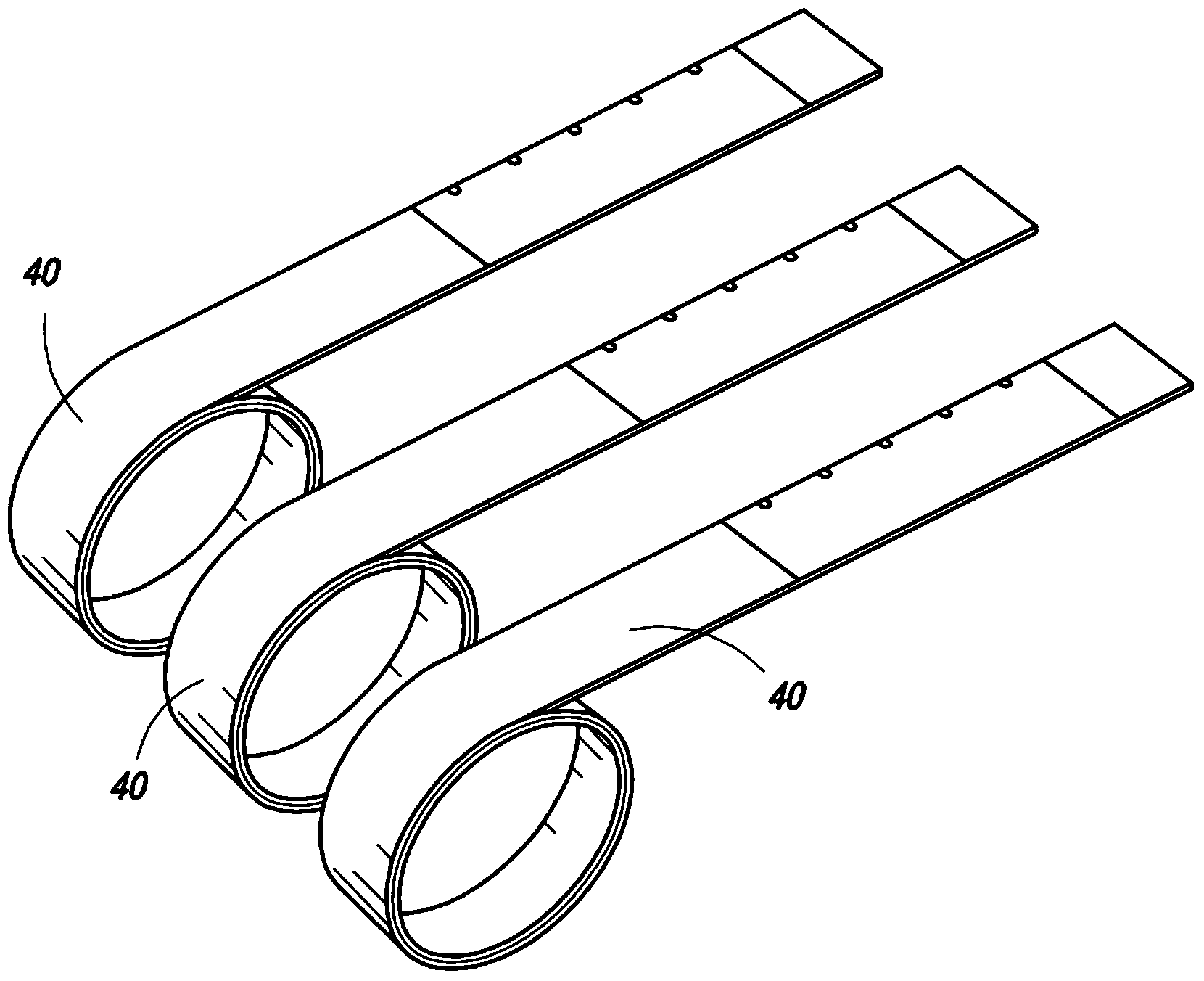 Integrated thin film solar cell interconnection