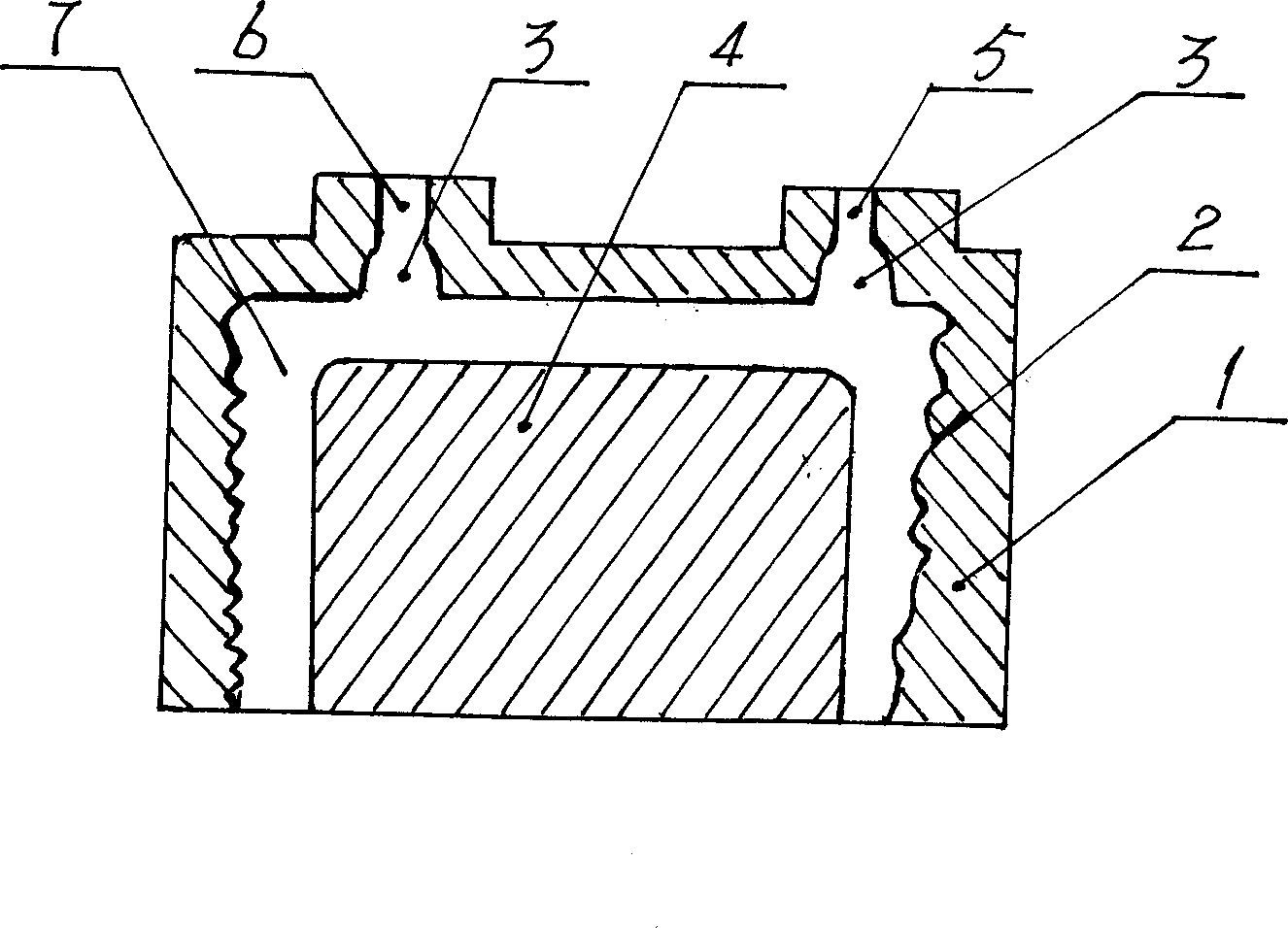 Pseudo stone flower bowl and method for making the same