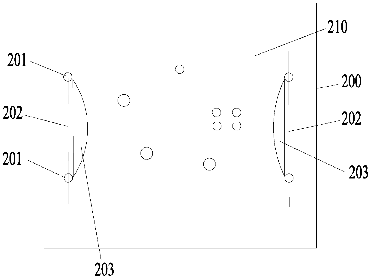 Circuit board with side metal structure and method of making the same