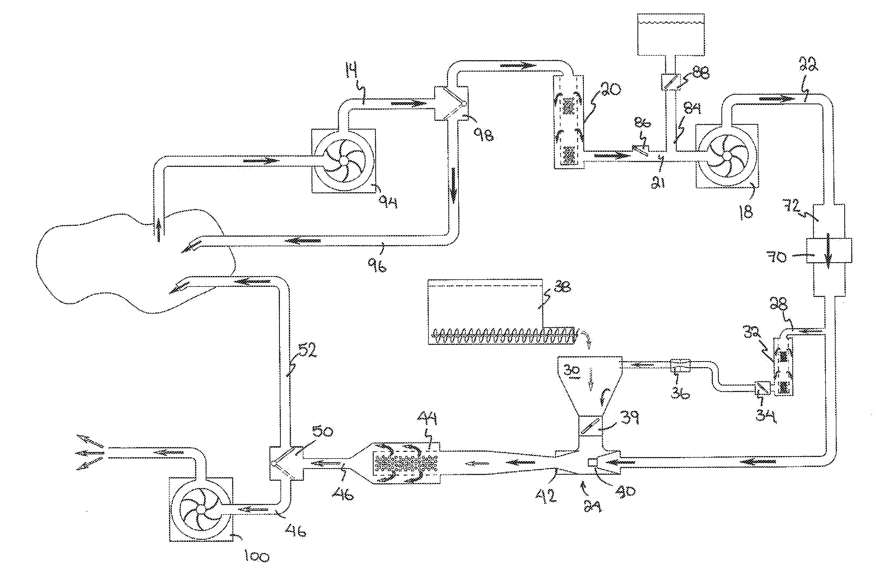 Process for Incorporating a Dry Treatment Product Into a Liquid Waste