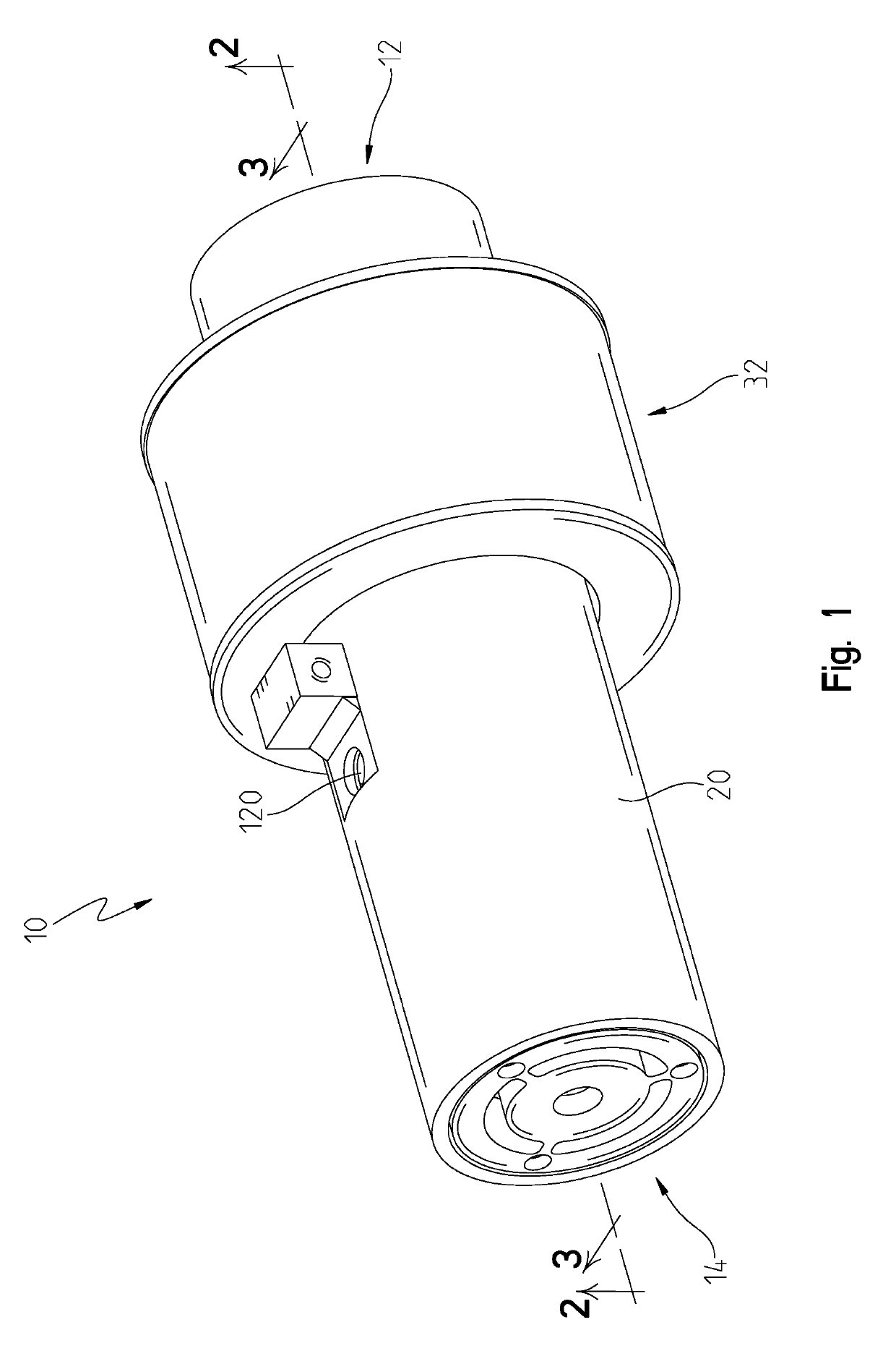 Capacitive sensor for a flow control valve