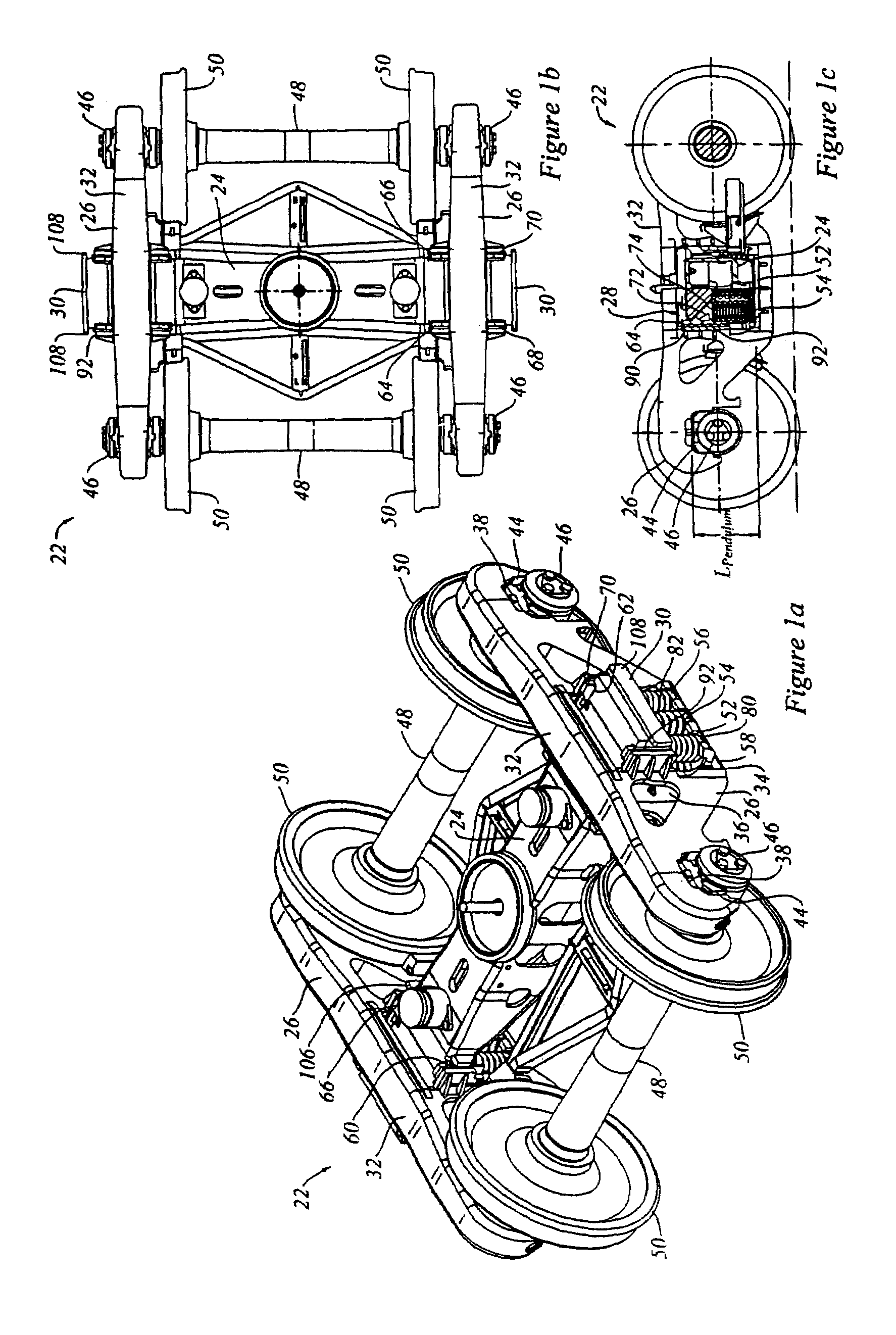 Rail road car truck and bolster therefor