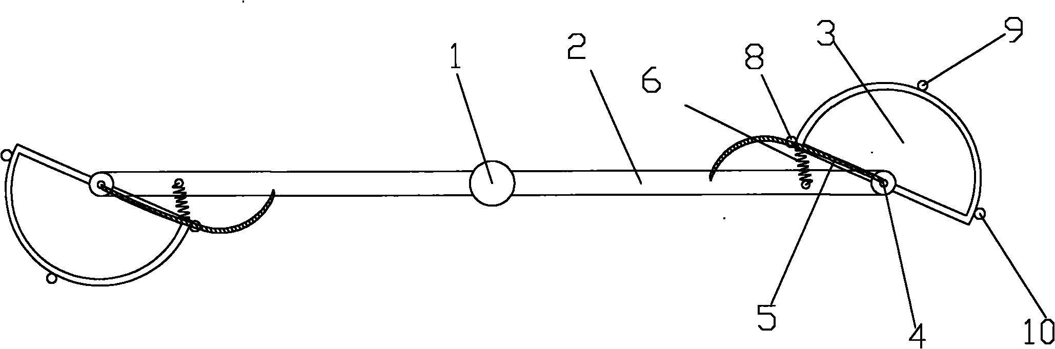 Feather type vertical shaft wind wheel