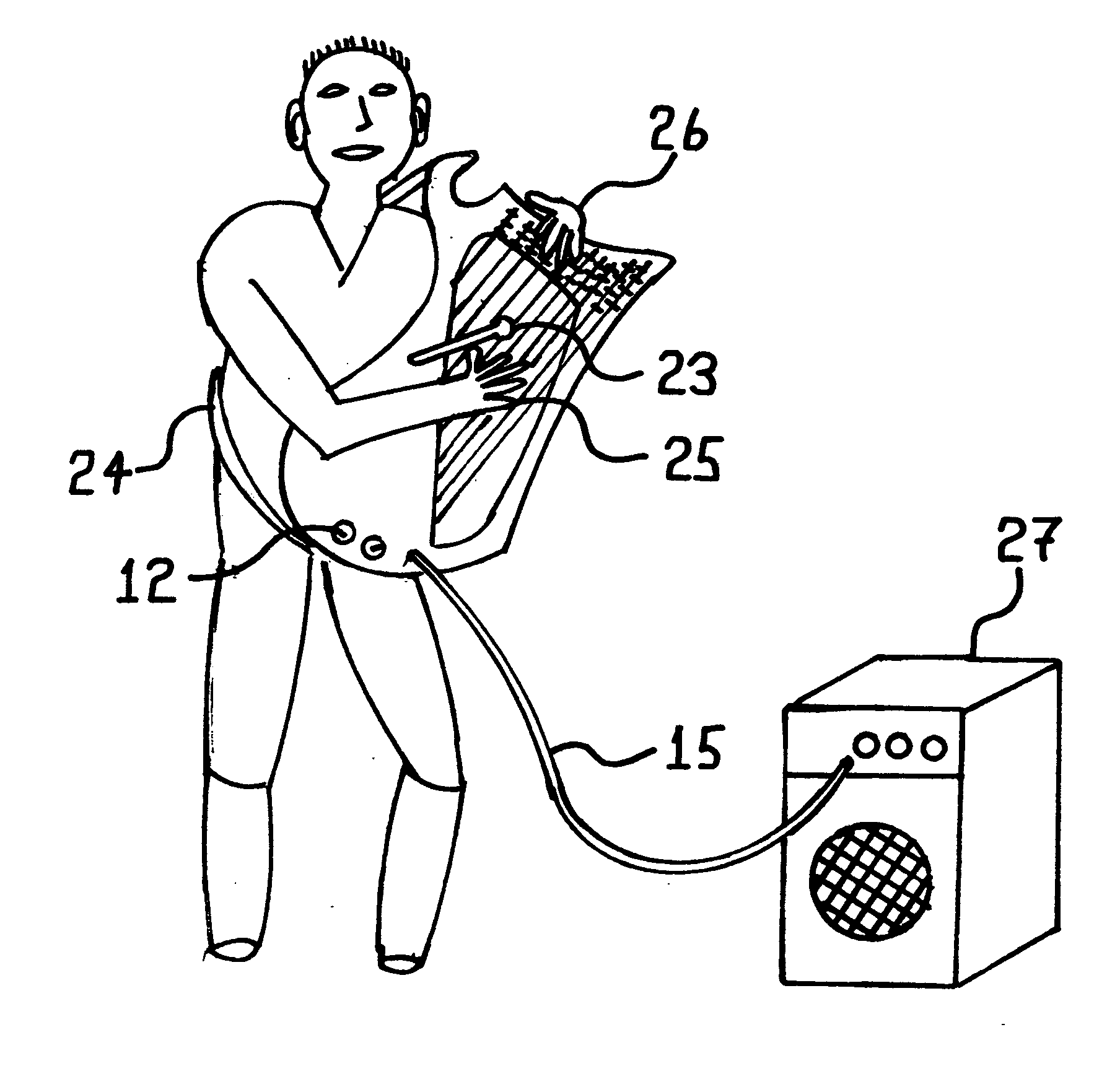 Stringed musical instrument derived from harps