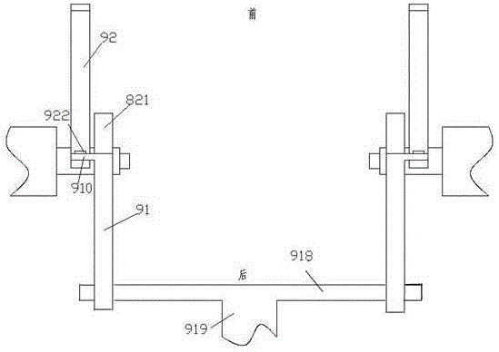 Polishing device applicable to shaft parts of different lengths and using method of polishing device