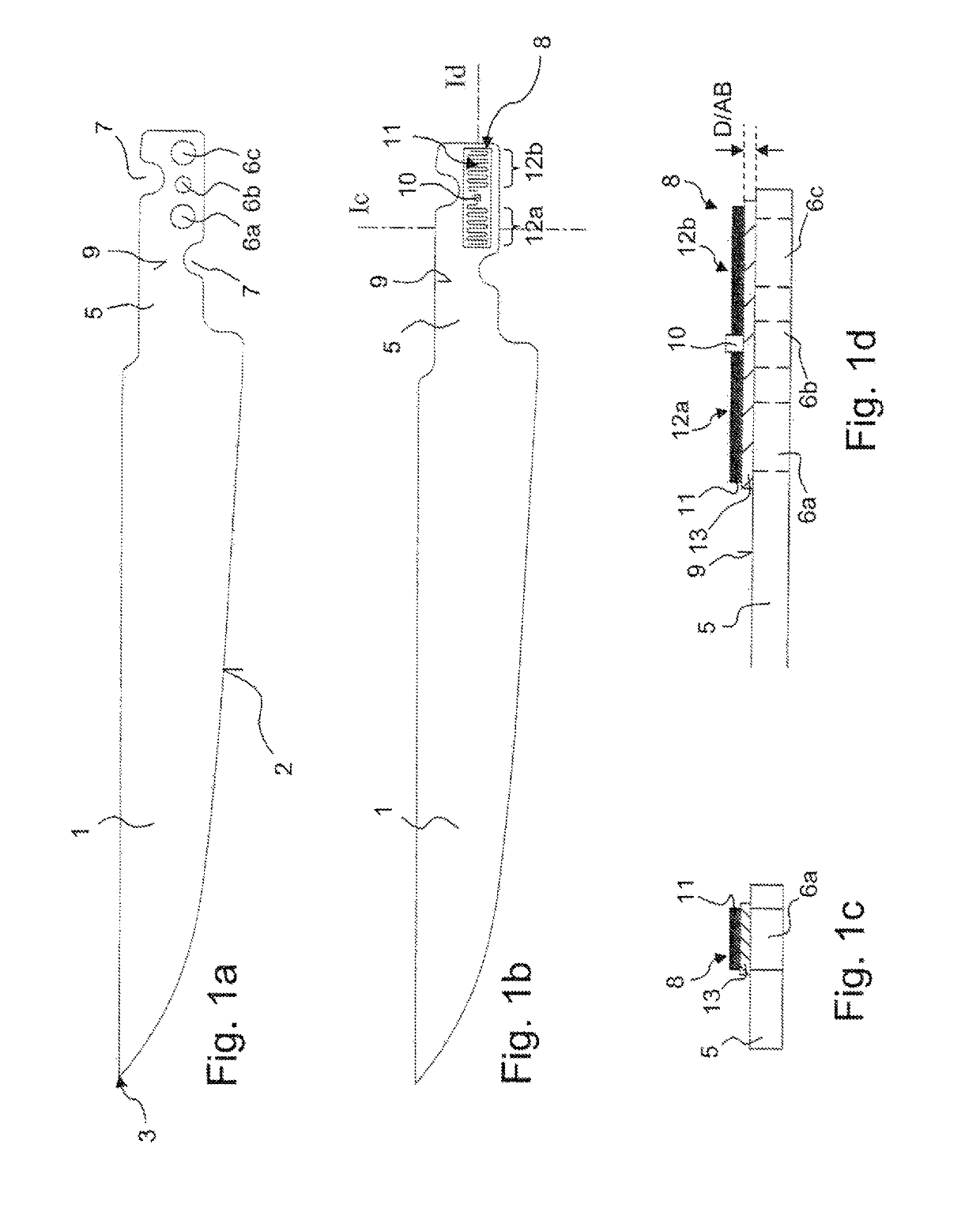 Knife having an RFID transponder arranged on the tang