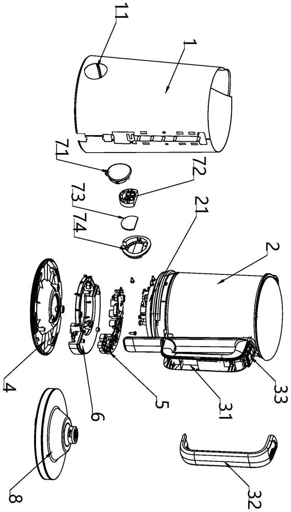 an electric kettle