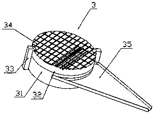 A meat cutting device for producing tribute meatballs