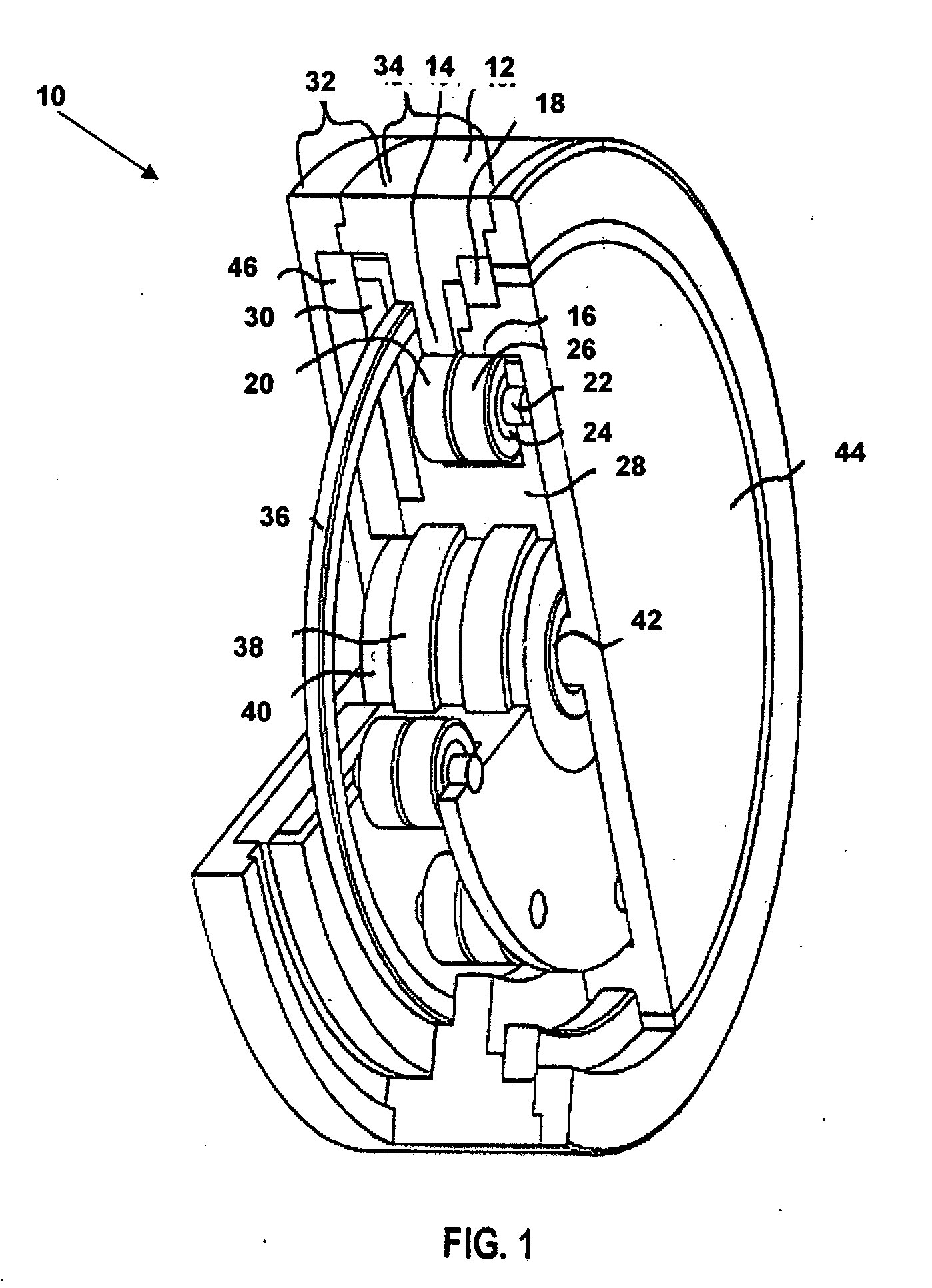 Self-contained rotary actuator