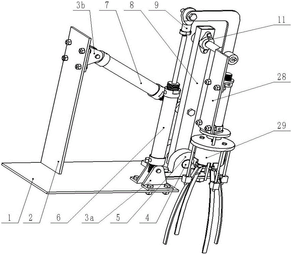 Pneumatic seedling picking device of pot seedling transplanter