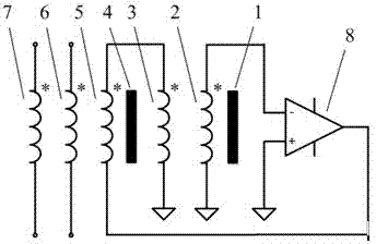 High-accuracy electronic compensated current transformer