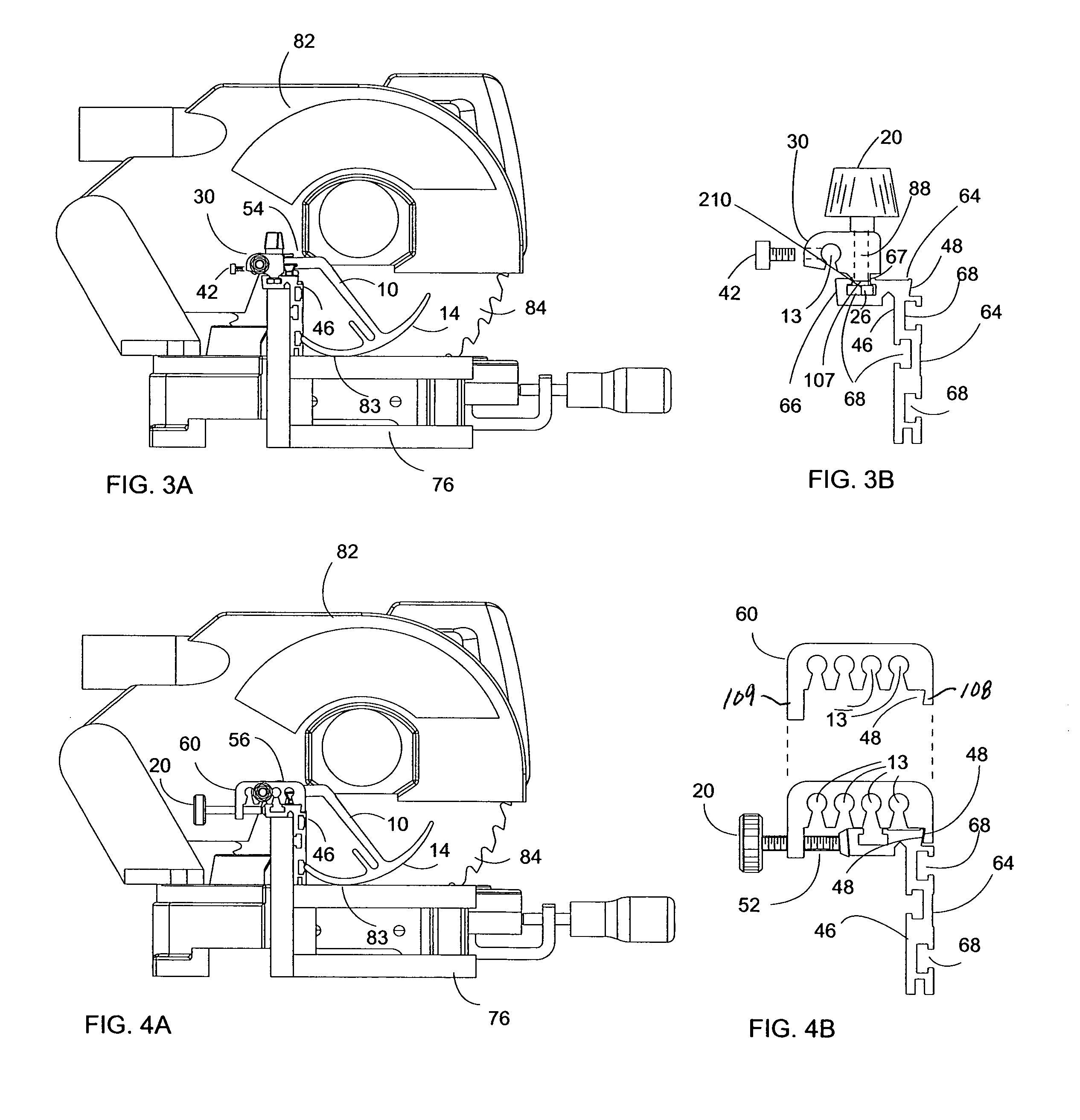 Woodworking machinery stop and track system