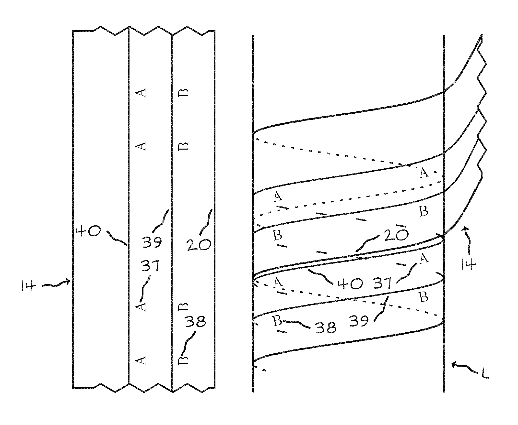 Elastic bandage and textile material for use in such an elastic bandage