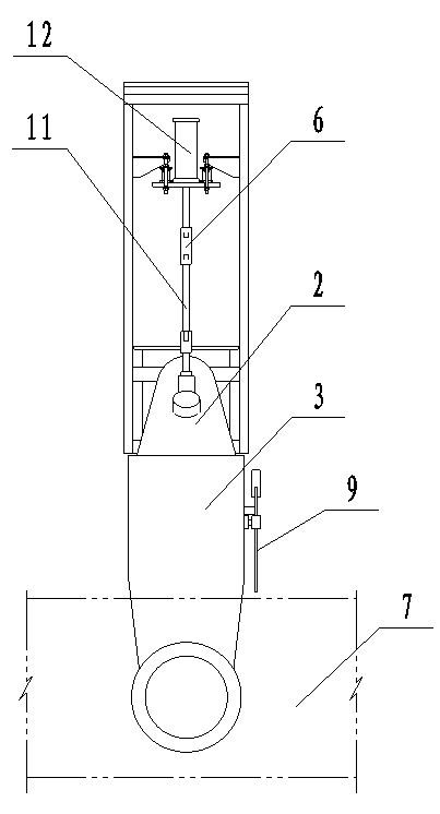 Pressure regulating device for coke oven carbonization chamber