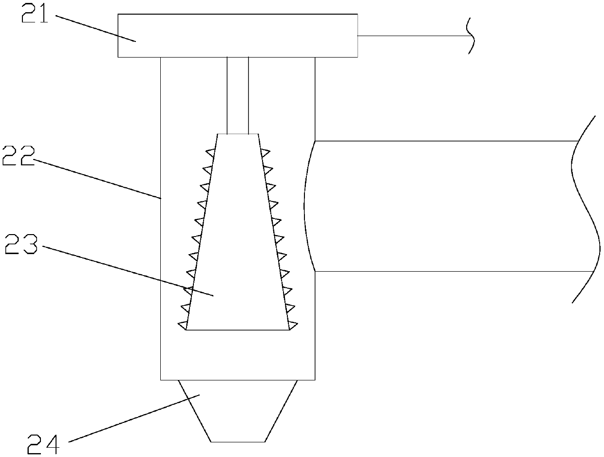 Glue filling machine capable of eliminating bubbles based on resonance principle