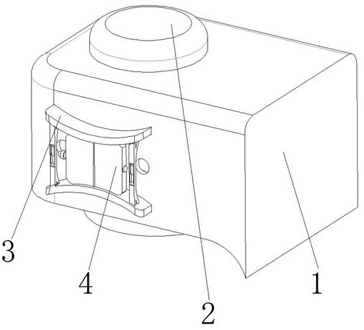 An anti-collision protection device for a medical electron linear accelerator