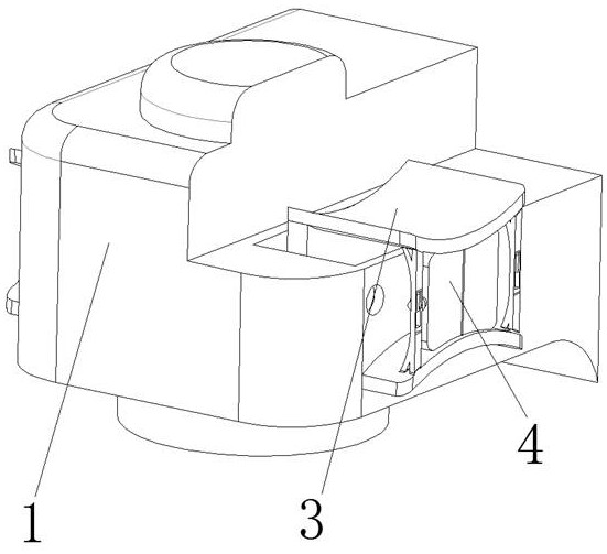 An anti-collision protection device for a medical electron linear accelerator