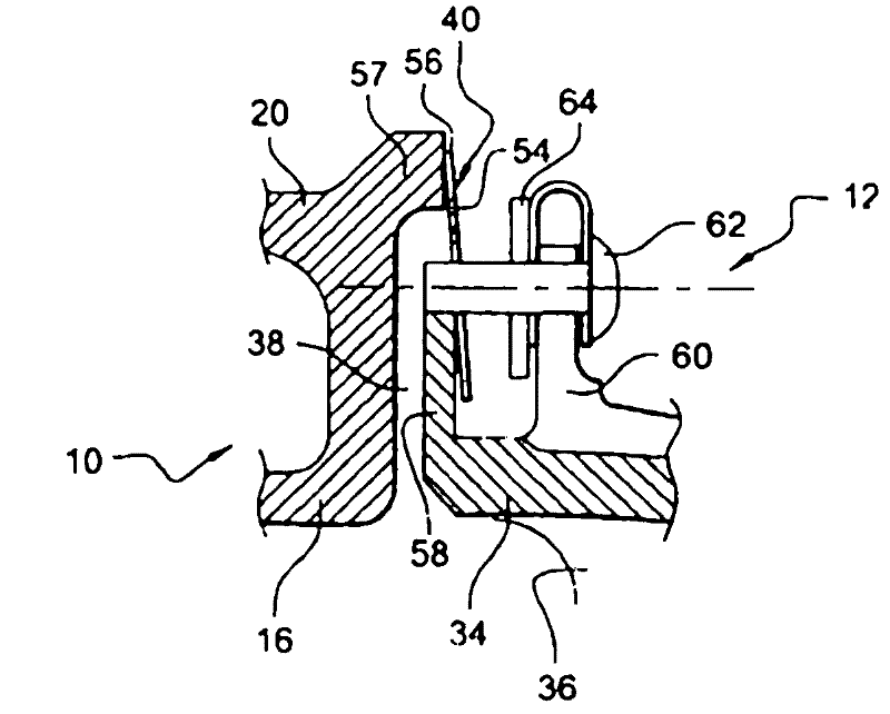 Sealing between a combustion chamber and a turbine distributor in a turbine engine