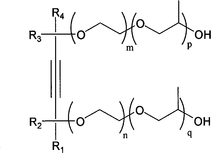 Antistatic polyester film with acetylenediol surfactant and preparing method thereof