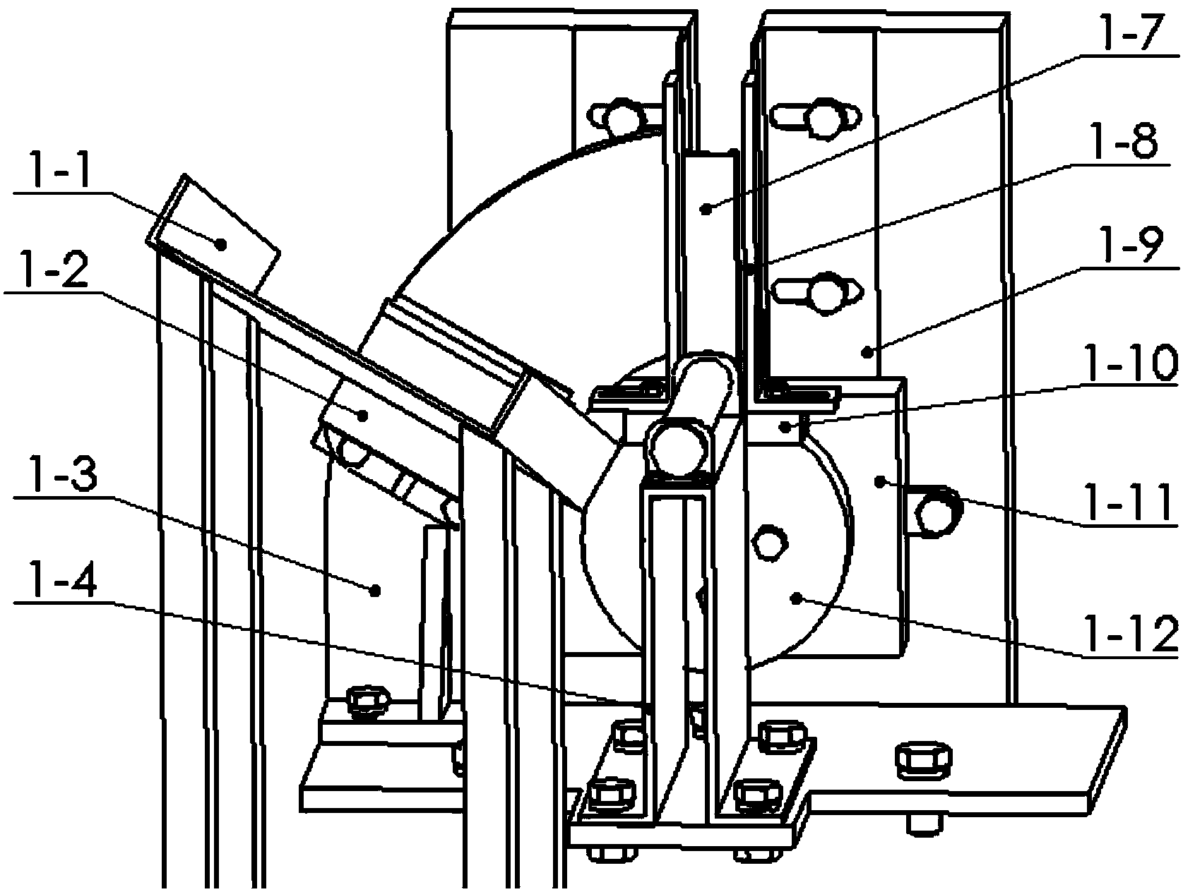 Automatic detection and screening device for hardness of bolt fastening piece