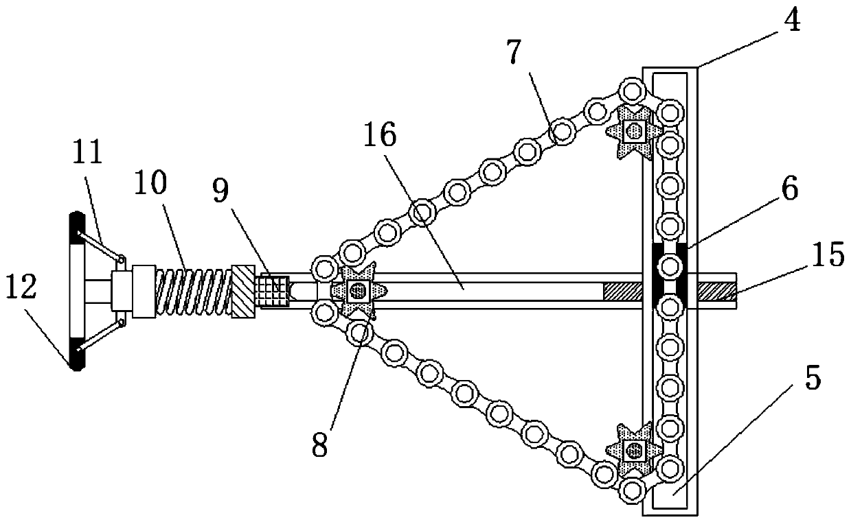 Textile equipment performing two-sided drying based on reciprocating motion