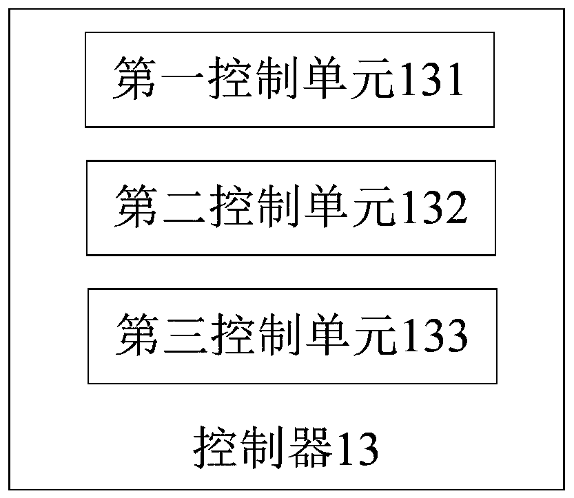 Device and method for pressure control, enabling maintenance of unit positive pressure, and air conditioning device