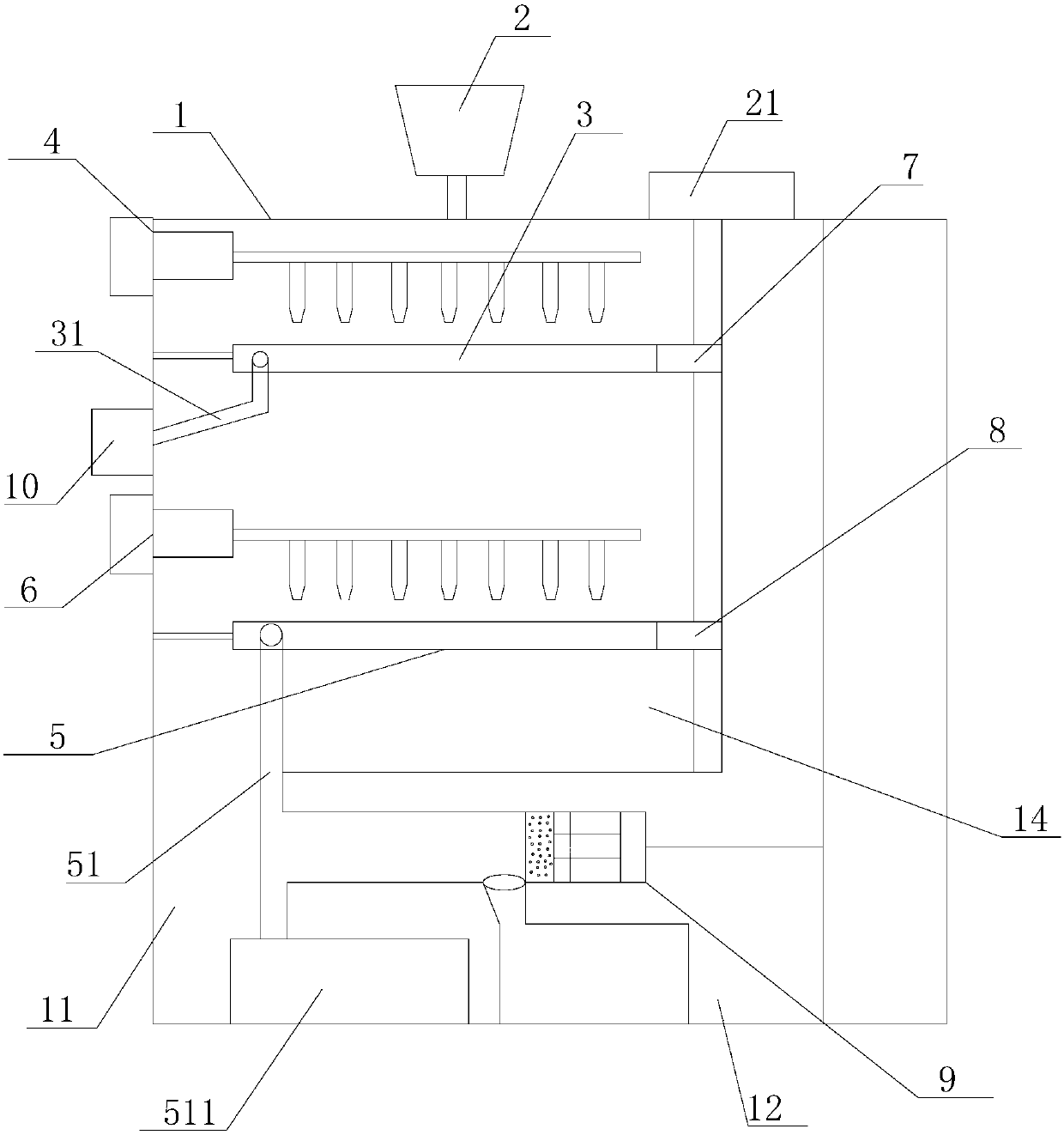 Improved capsule screening machine