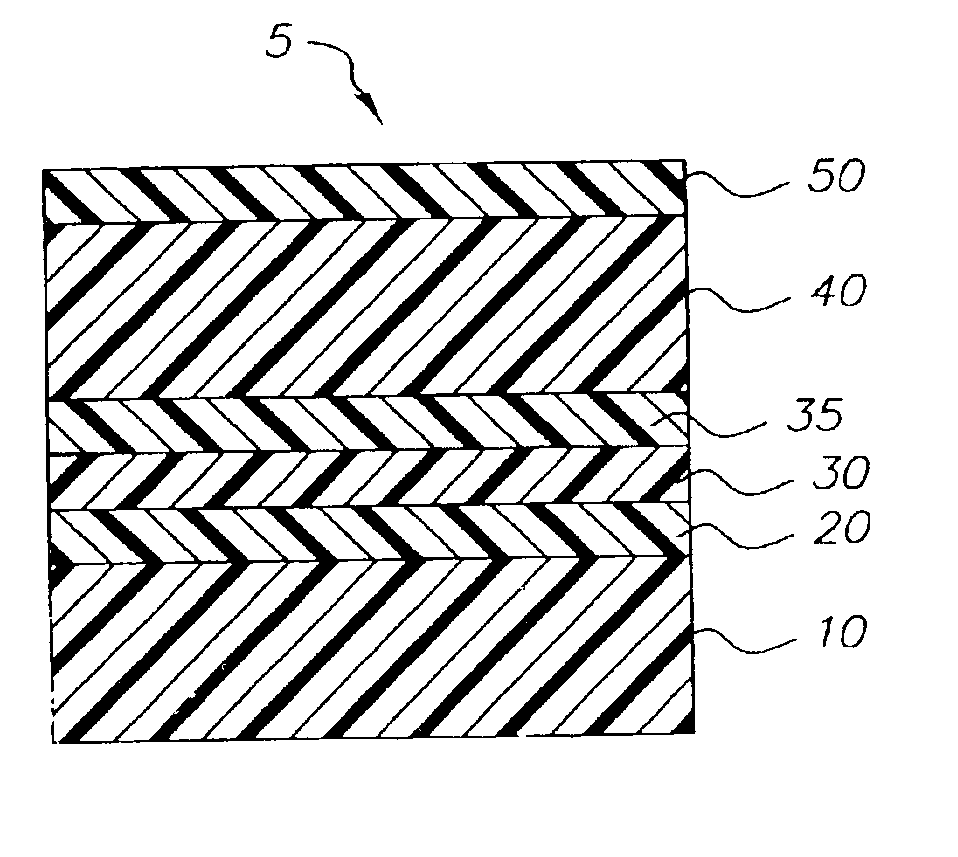 Liquid crystal cell with compensator layer and process