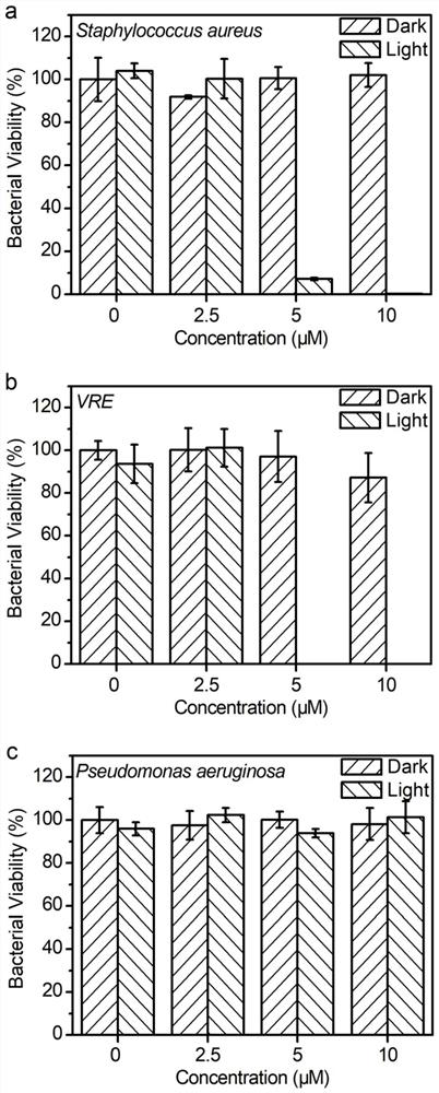 Near-infrared photothermal dye as well as preparation method and application thereof