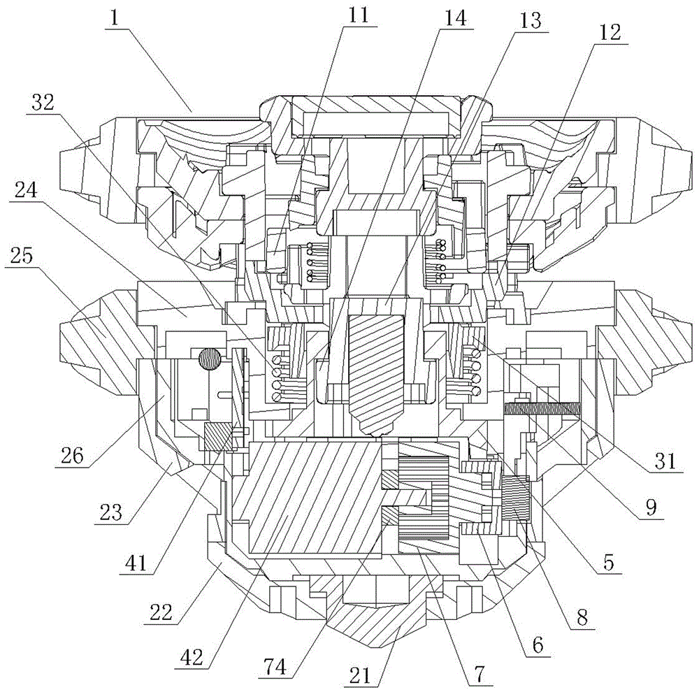 A combined toy top with magnetic control separation