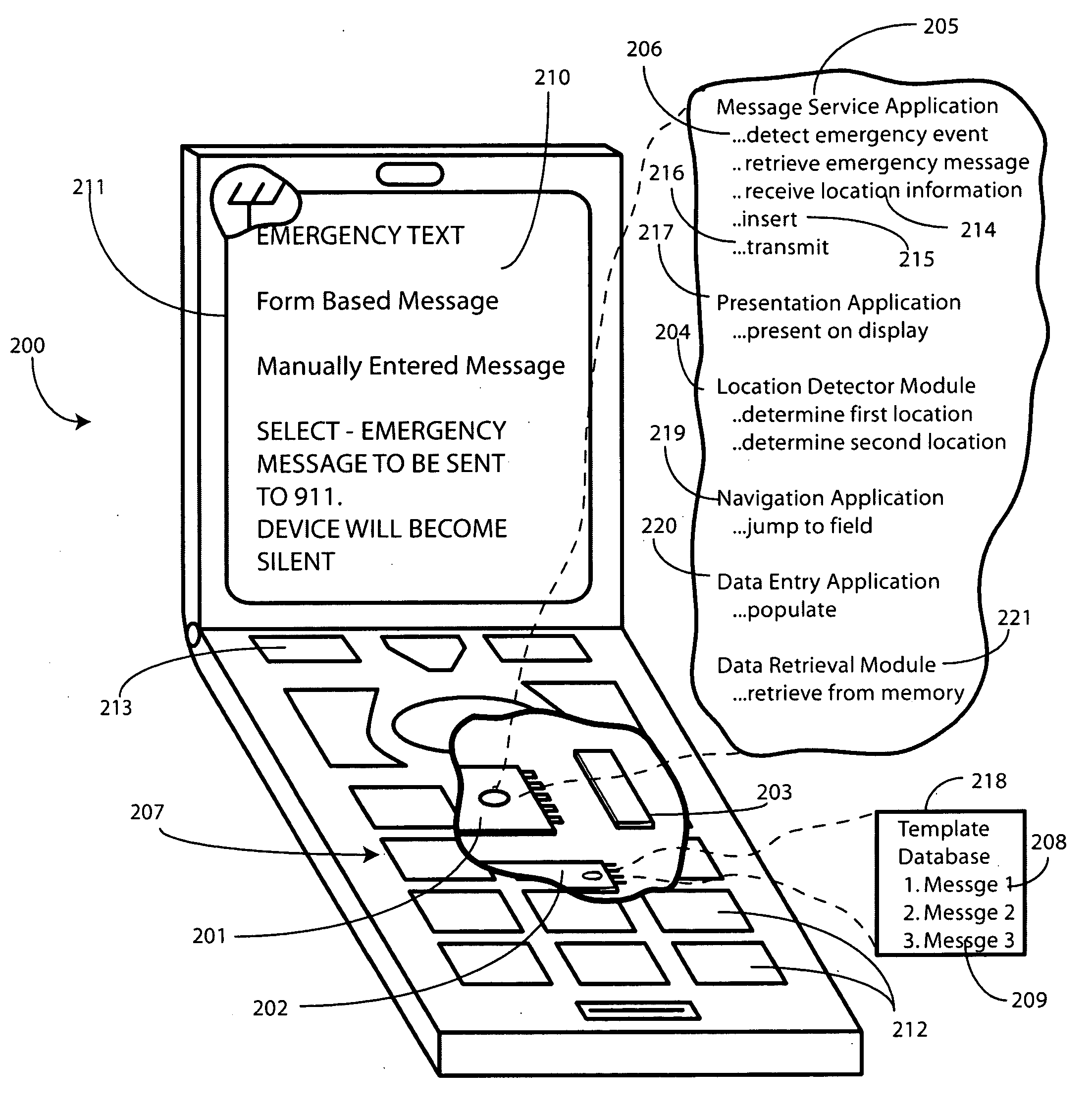 Method and Apparatus for Transmission of Emergency Messages