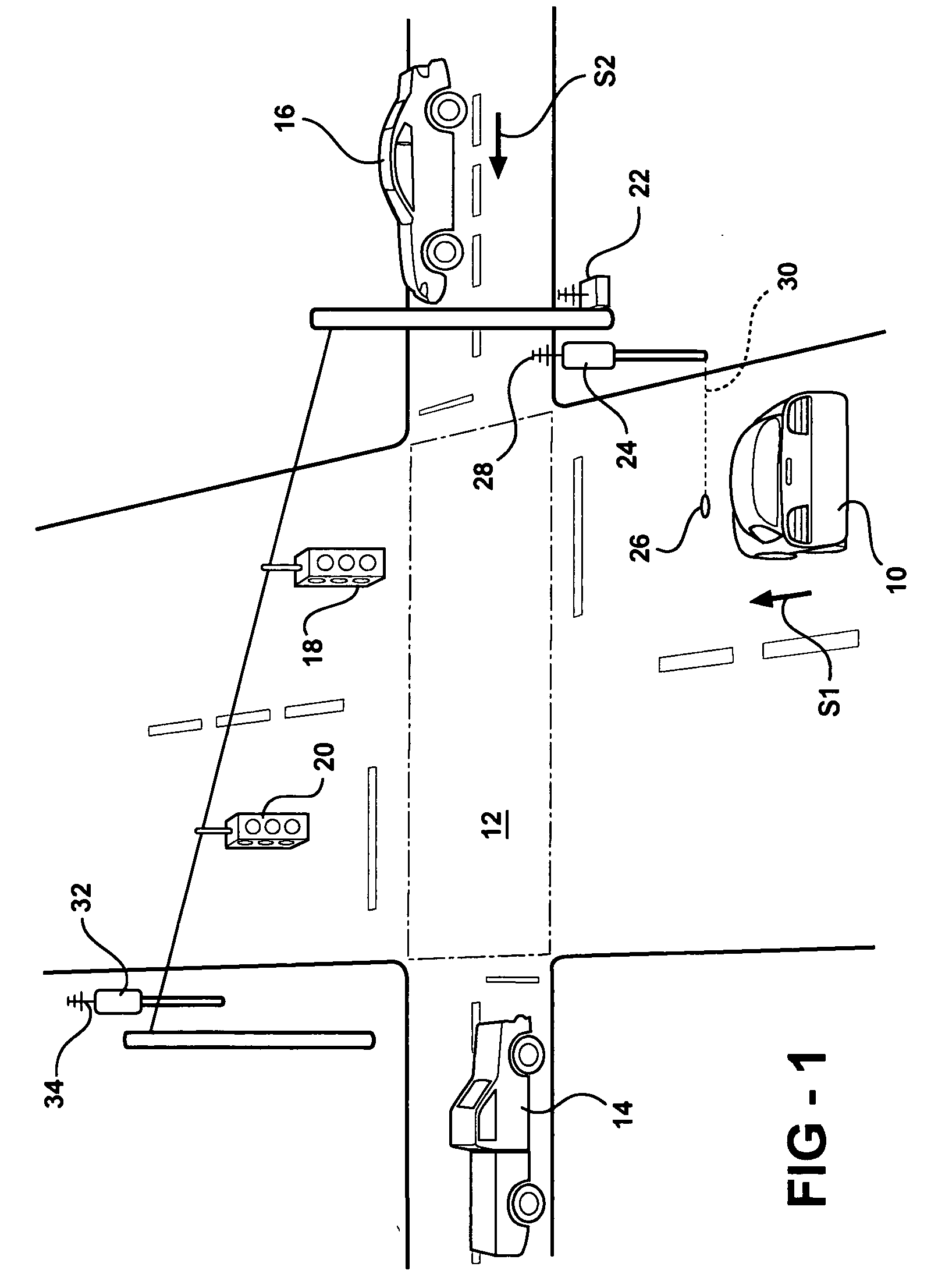 Infrastructure-based collision warning using artificial intelligence