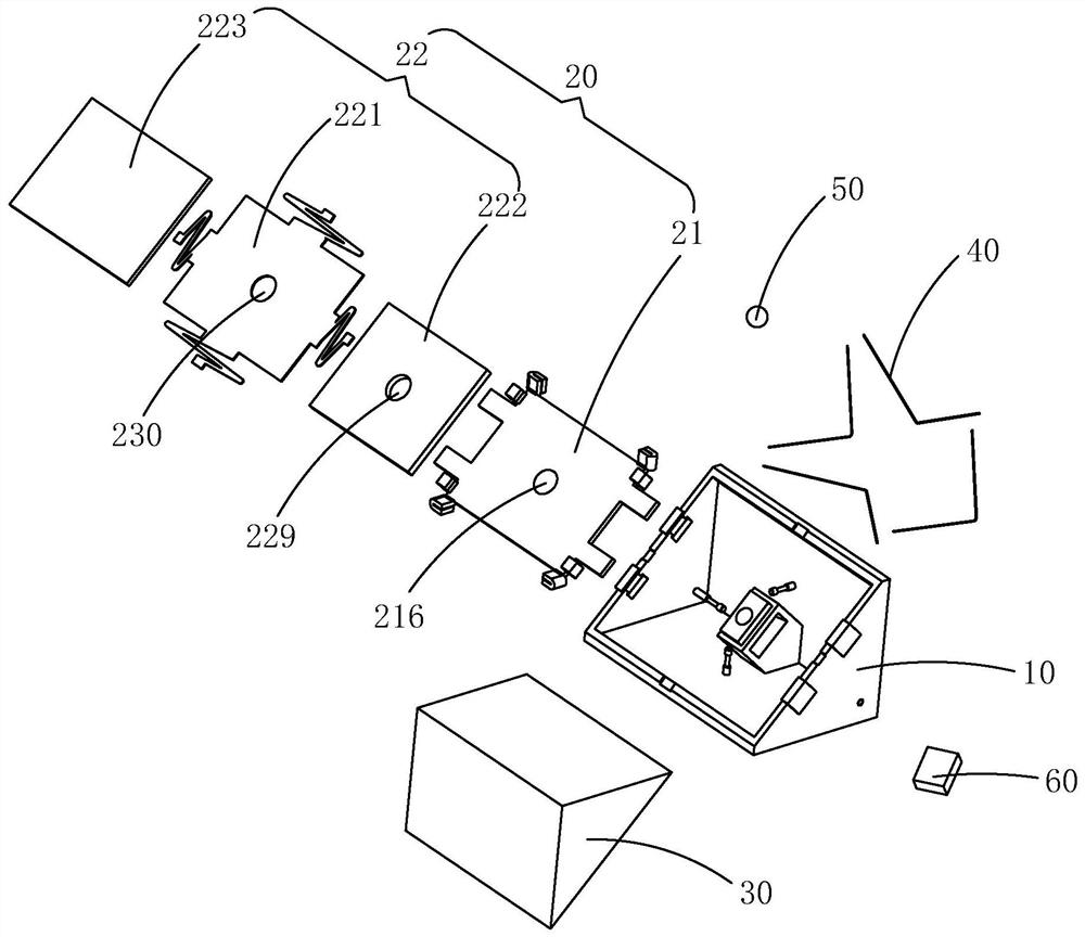 Prism device applied to periscope lens module and periscope lens module