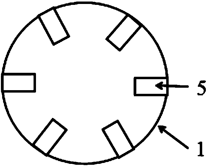 A device and method for detecting empty space in a hole based on multi-frequency ultrasonic scanning