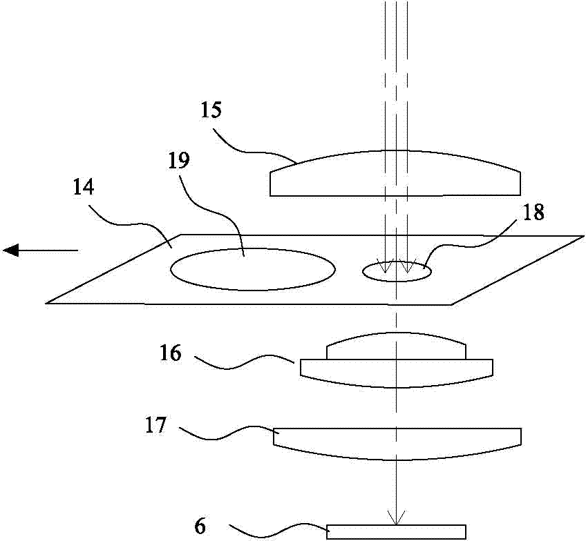 Monitoring camera with day and night double apertures