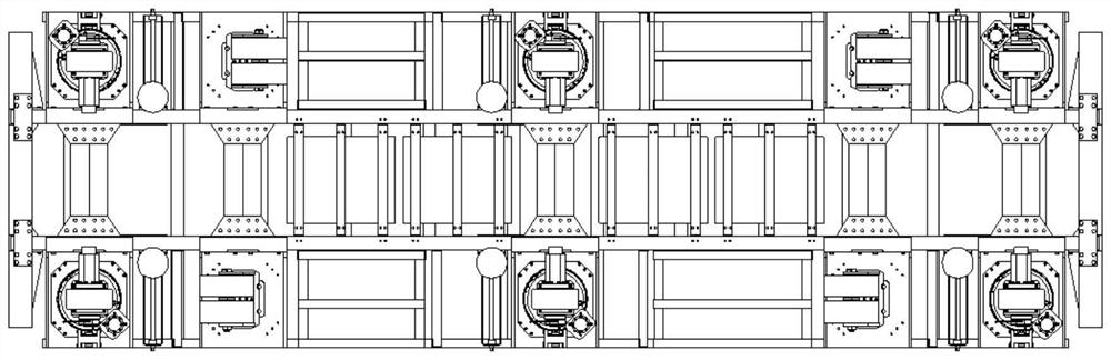 Multi-wheel-train heavy-load AGV