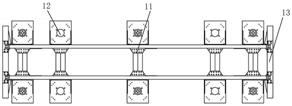 Multi-wheel-train heavy-load AGV