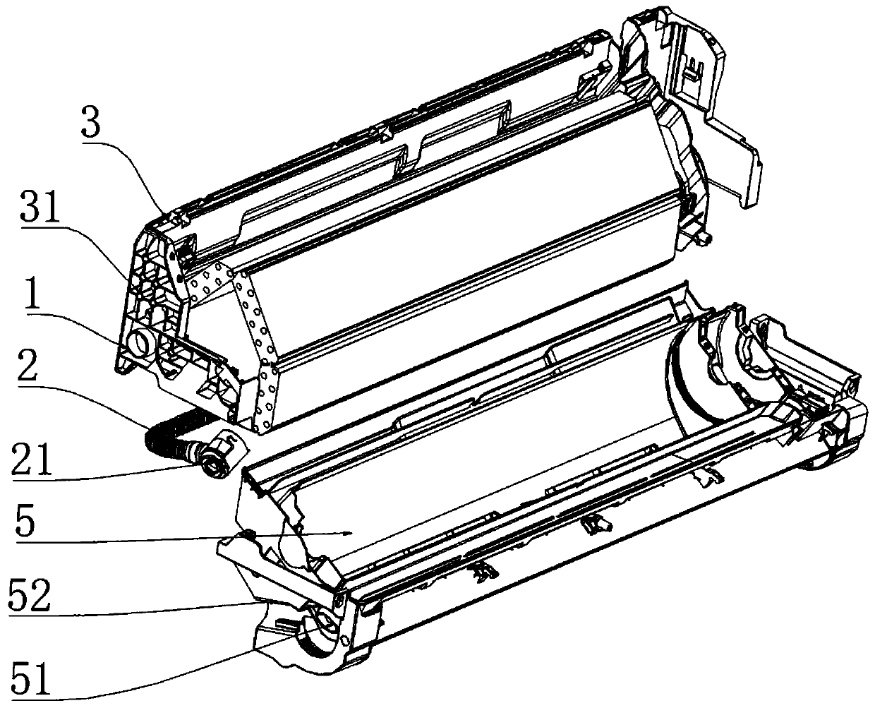 Fixing device, fool prevention fixing structure and air conditioner