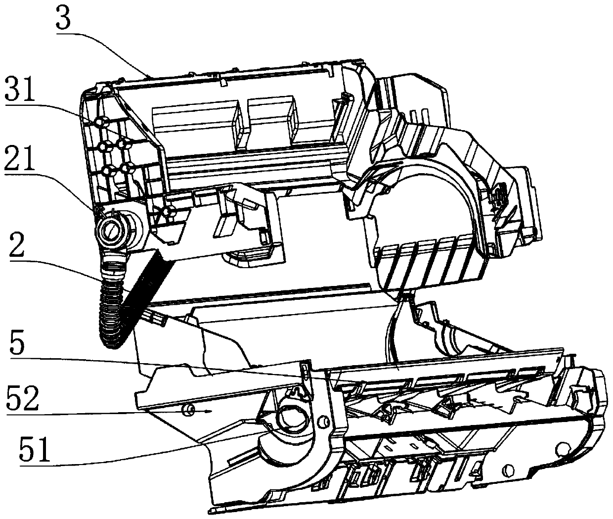 Fixing device, fool prevention fixing structure and air conditioner