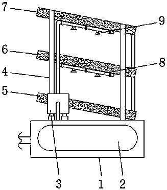 Vegetable sale frame