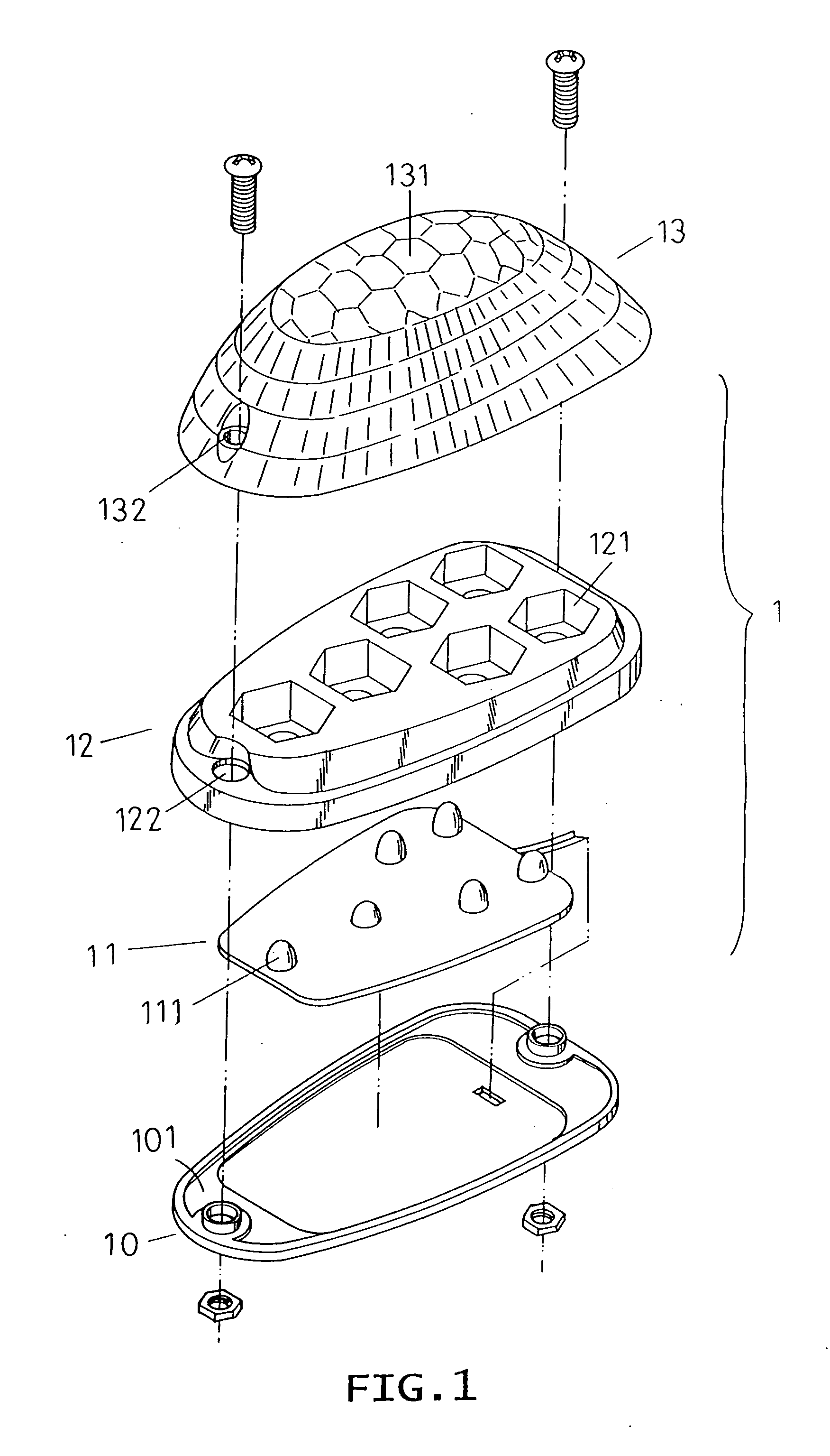 Turn signal light using light-emitting diodes as light sources